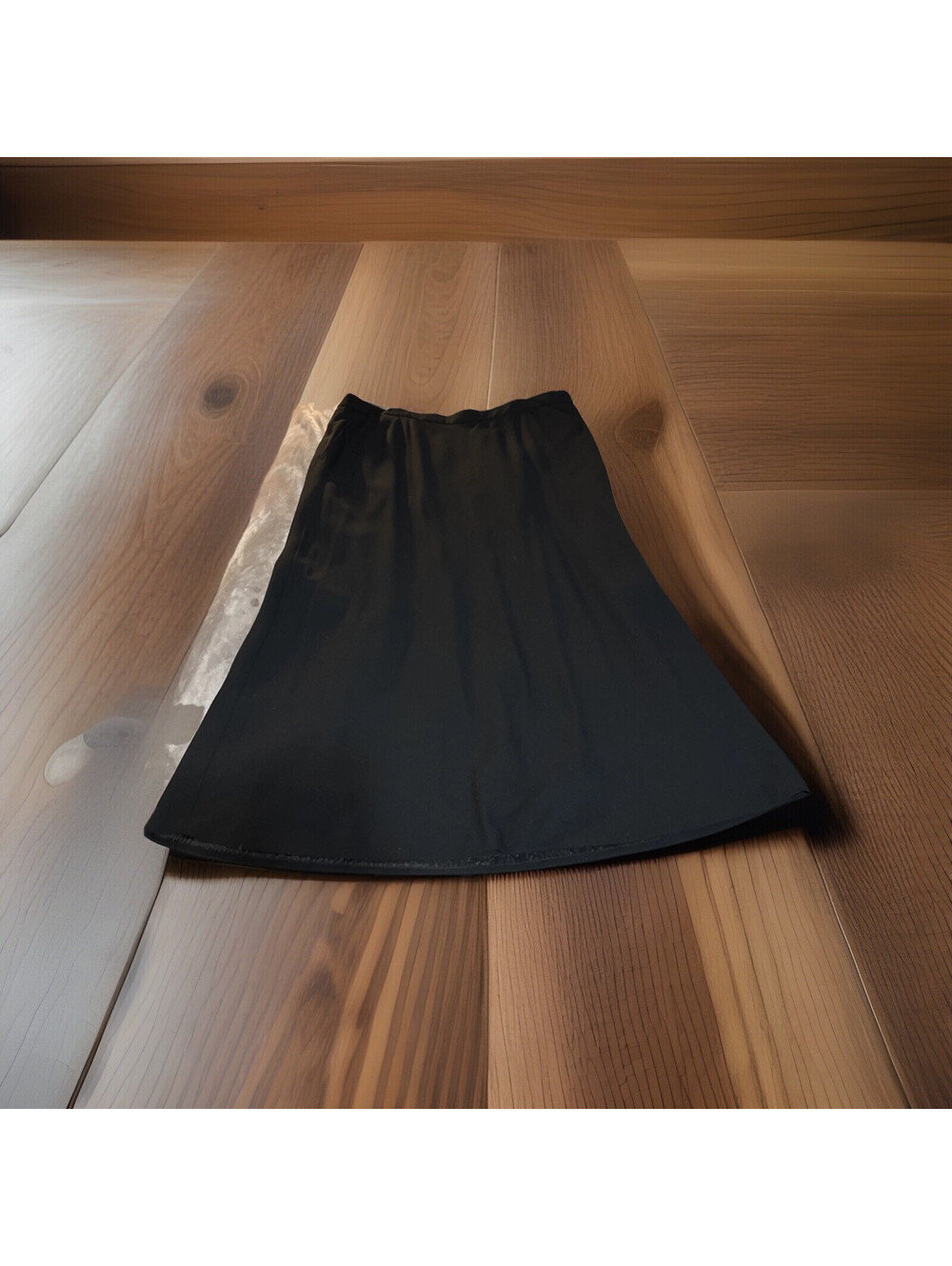 NWT Lauren Ralph Lauren Women Skirt Black All Wool 24W Plus USA Made W/ Pockets